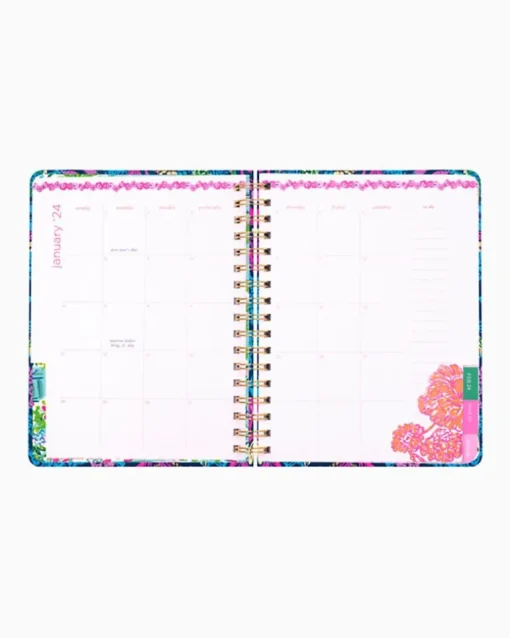 Flash Sale 2024 Large Monthly Planner - 12 Month Women Agendas & Planners