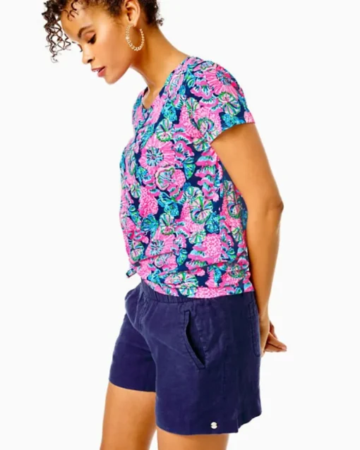 Discount 4" Lilo Linen Short Women Bottoms