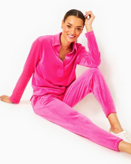 Clearance 28" Mallie Velour Pant Women Loungewear
