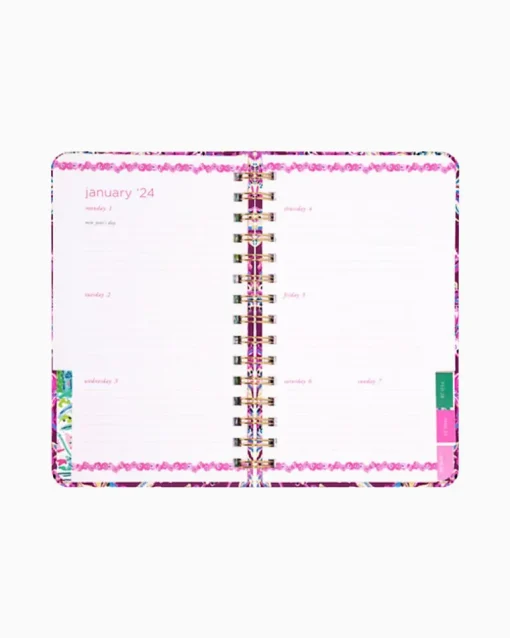 Flash Sale 2024 Medium Monthly Planner - 12 Month Women Office Supplies & Stationery