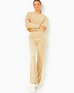Sale 33" Natine High Rise Velour Pant Women Loungewear
