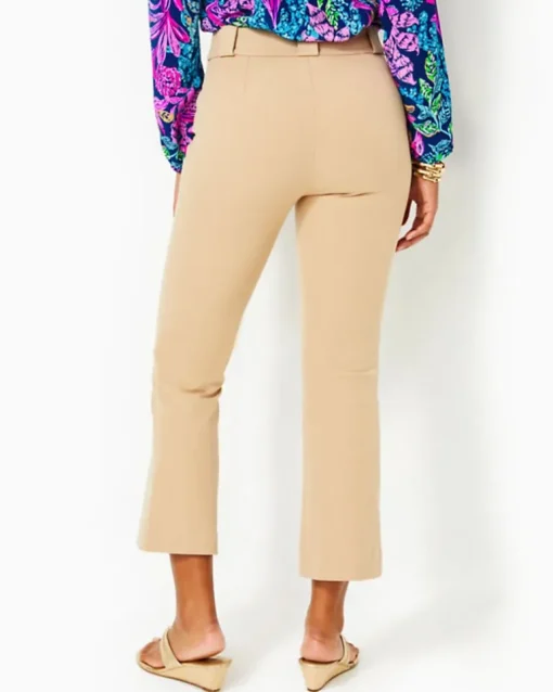 Cheap 27" Parrish Bi-Stretch Crop Flare Pant Women Bottoms