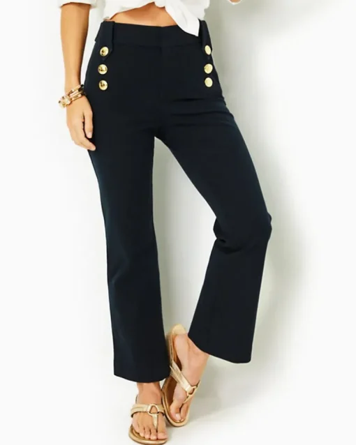 New 27" Parrish Bi-Stretch Crop Flare Pant Women Bottoms