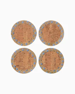 Best Sale Acrylic Coaster Set Women Tabletop
