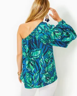 Clearance Adorlee One-Shoulder Top Women Tops