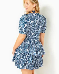 Cheap Alexandria Elbow Sleeve Cotton Wrap Dress Women Dresses