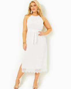 Best Bingham Lace Midi Dress Women Dresses