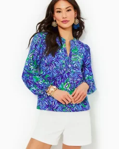 Sale Coulter Long Sleeve Cotton Top Women Tops