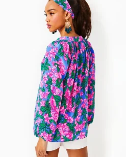 Hot Elsa Silk Top Women Tops