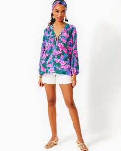Hot Elsa Silk Top Women Tops