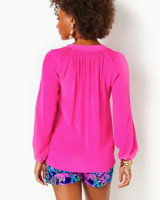 Hot Elsa Silk Top Women Tops