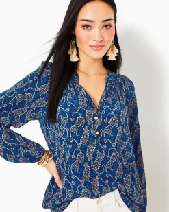 Best Sale Elsa Silk Top Women Tops