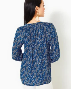 Best Sale Elsa Silk Top Women Tops