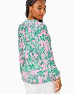 Outlet Elsa Silk Top Women Tops