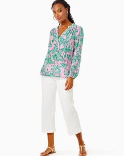Outlet Elsa Silk Top Women Tops