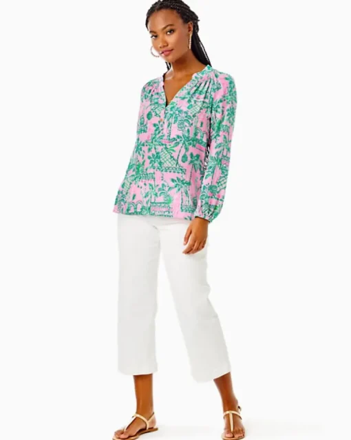 Outlet Elsa Silk Top Women Tops