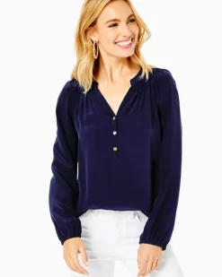 Outlet Elsa Silk Top Women Tops