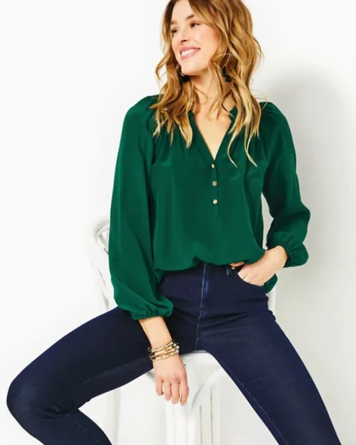 Discount Elsa Silk Top Women Tops