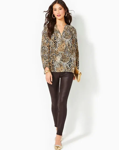 Best Elsa Silk Top Women Tops