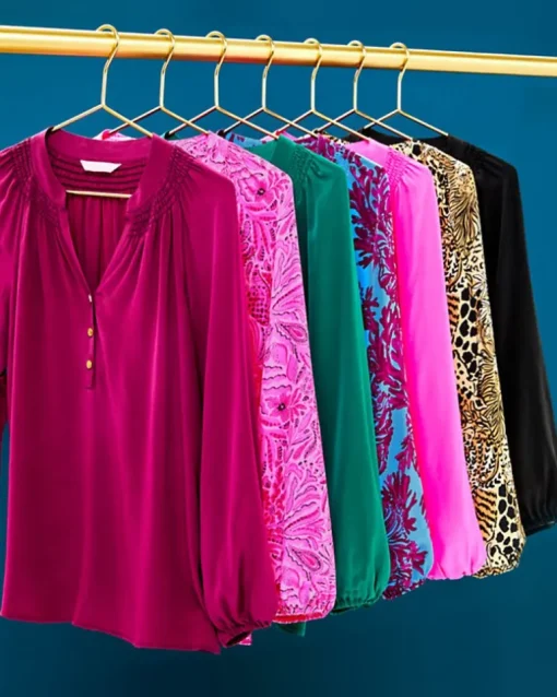 Best Elsa Silk Top Women Tops
