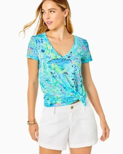 Clearance Etta V-Neck Top Women Loungewear