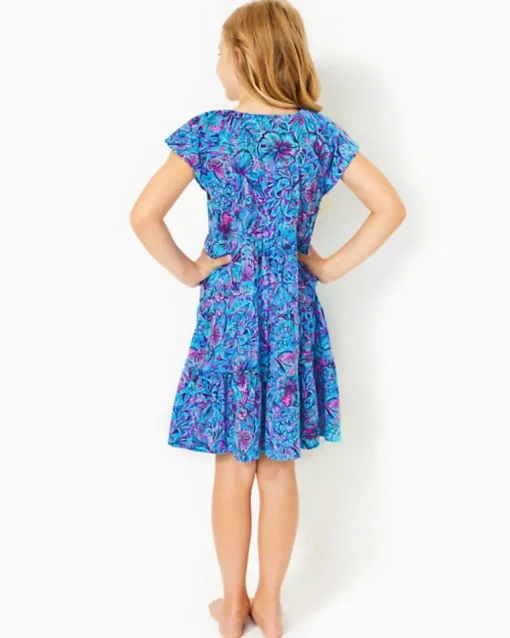 Discount Girls Mini Kawai Tiered Dress Women Girls Dresses & Rompers