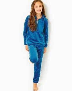Discount Girls Mini Mallie Velour Pant Women Girls Tops & Bottoms