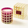 Flash Sale Glass Candle With Gold Caning Women Home Decor