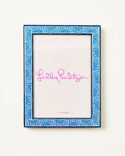 Online Greek Key Enamel Frame Women Home Decor