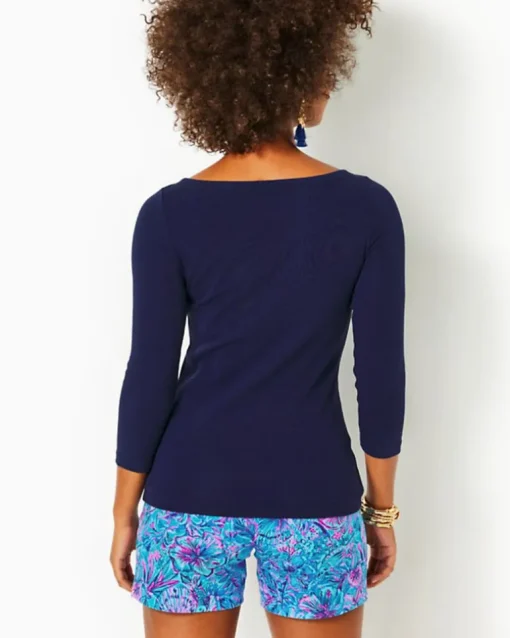 New Halee 3/4-Sleeve Top Women Tops