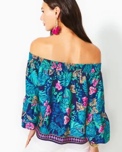 Discount Kaori Off-The-Shoulder Top Women Tops