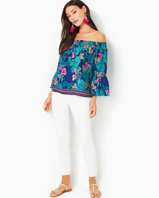 Discount Kaori Off-The-Shoulder Top Women Tops