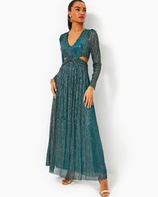 Fashion Latrice Long Sleeve Maxi Dress Women Dresses