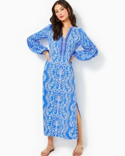 Online Laurelie Long Sleeve Maxi Caftan Women Dresses