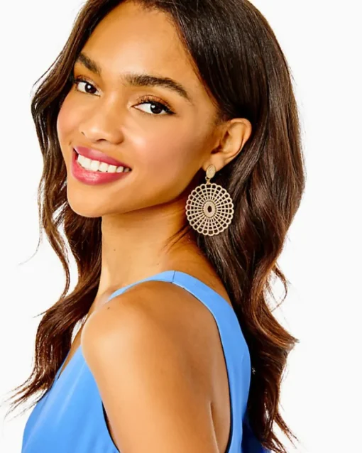 Sale Lilly Lace Statement Earrings Women Jewelry