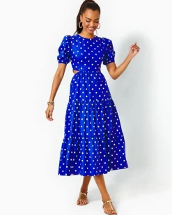 Store Lyssa Cotton Midi Dress Women Dresses
