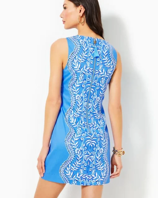 Fashion Mila Stretch Shift Dress Women Dresses