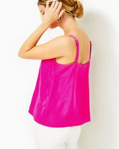 Hot Nadia Satin Cami Women Tops