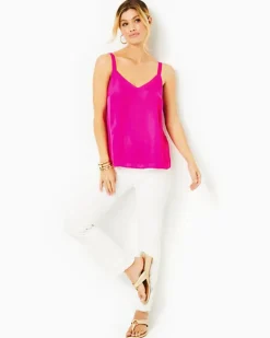 Hot Nadia Satin Cami Women Tops