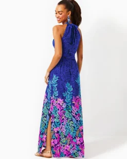 Hot Orla Halter Maxi Dress Women Dresses
