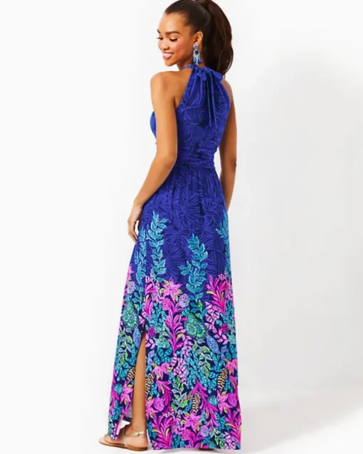 Hot Orla Halter Maxi Dress Women Dresses