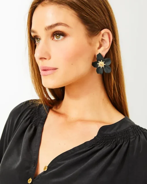 Shop Oversized Orchid Earrings Women Jewelry