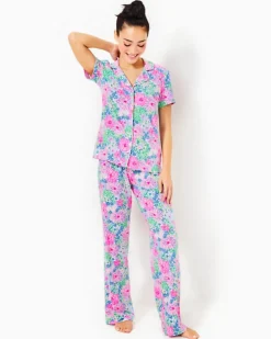 Store Pajama Button-Up Top Women Pajamas
