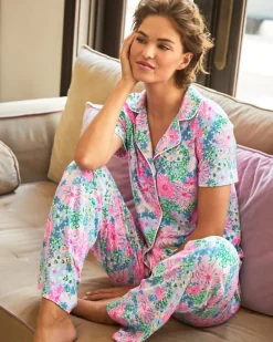 Store Pajama Button-Up Top Women Pajamas
