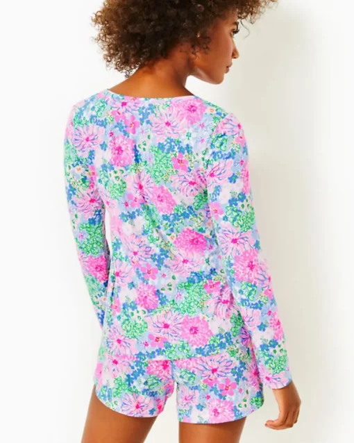 Outlet Pajama Henley Top Women Pajamas