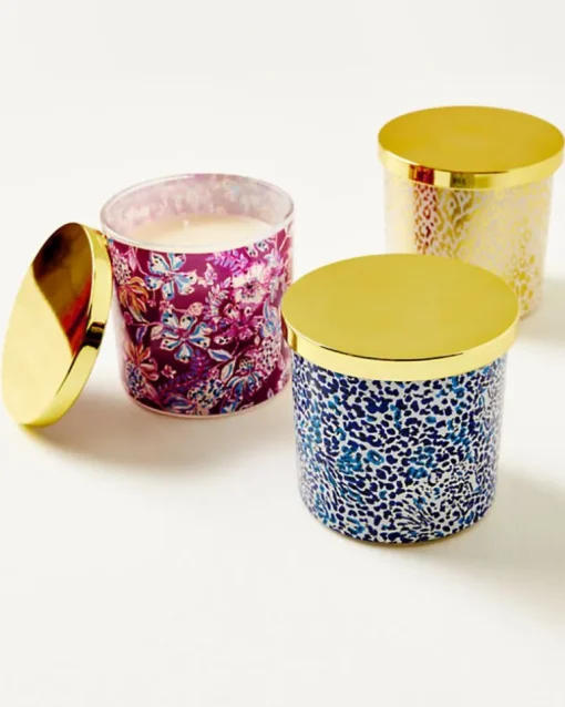 Fashion Printed Candle Women Home Decor