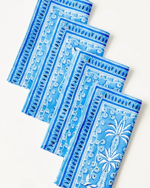 Store Printed Square Dinner Napkin Women Tabletop
