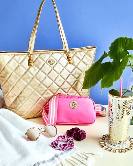 Shop Quilted Leather Meena Tote Women Bags
