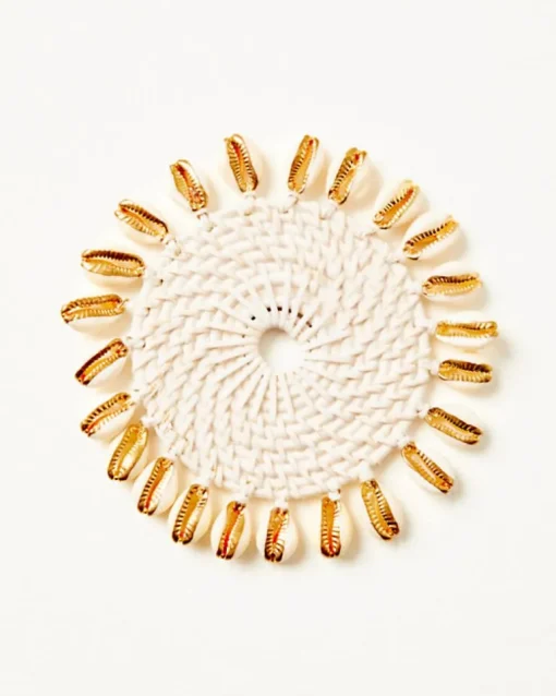 Sale Rattan Coasters Women Tabletop