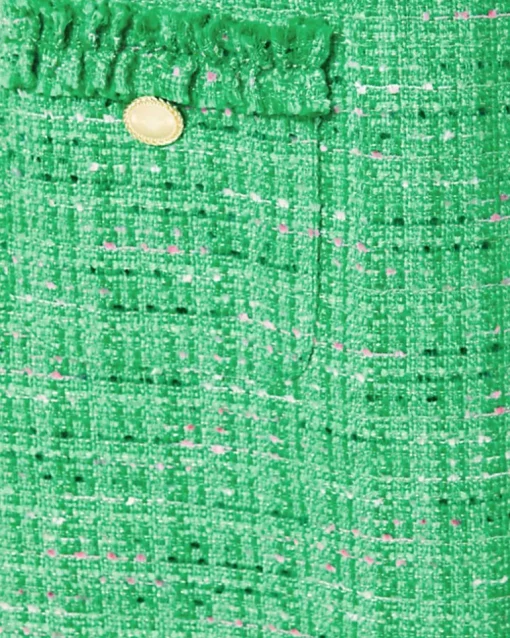 New Ryner Boucle Tweed Shift Dress Women Dresses